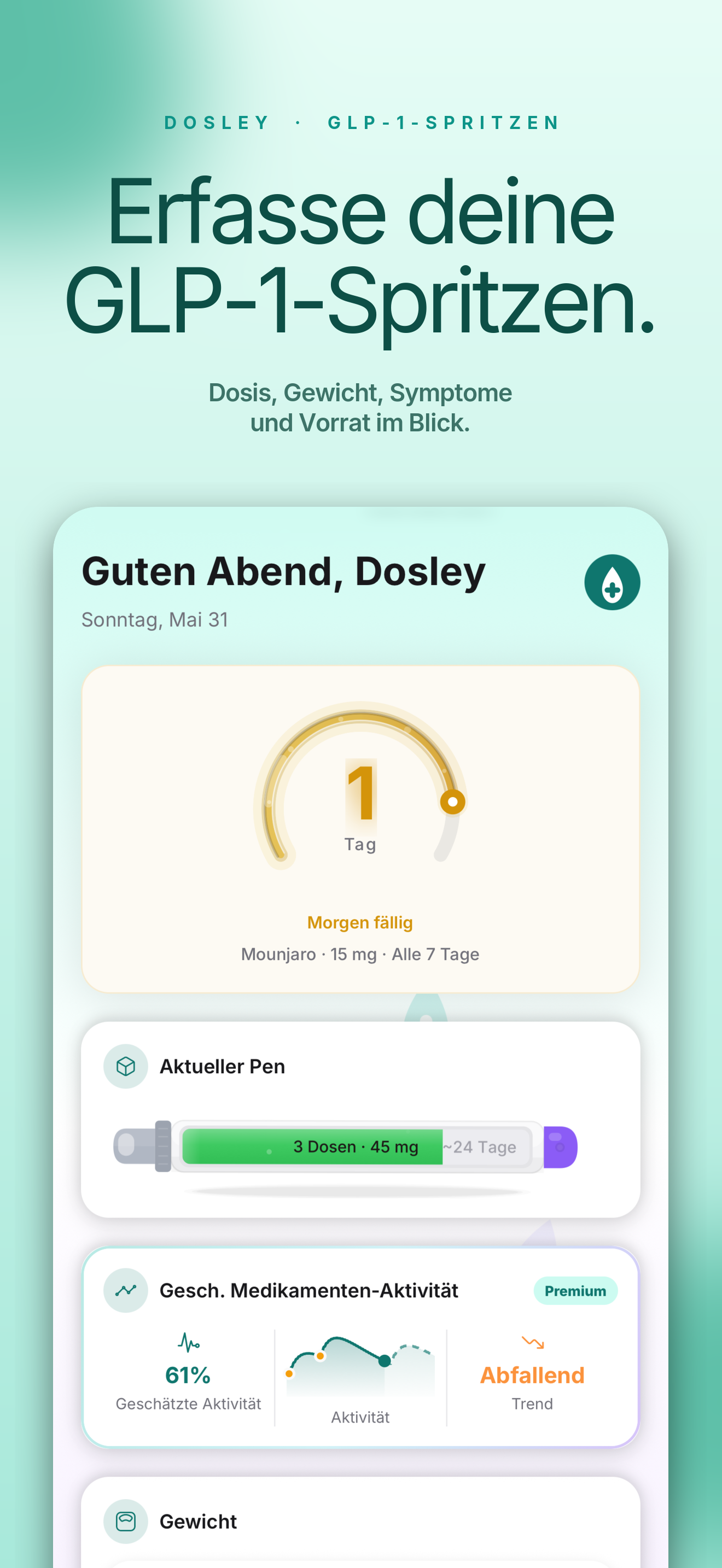Dosley Start-Dashboard