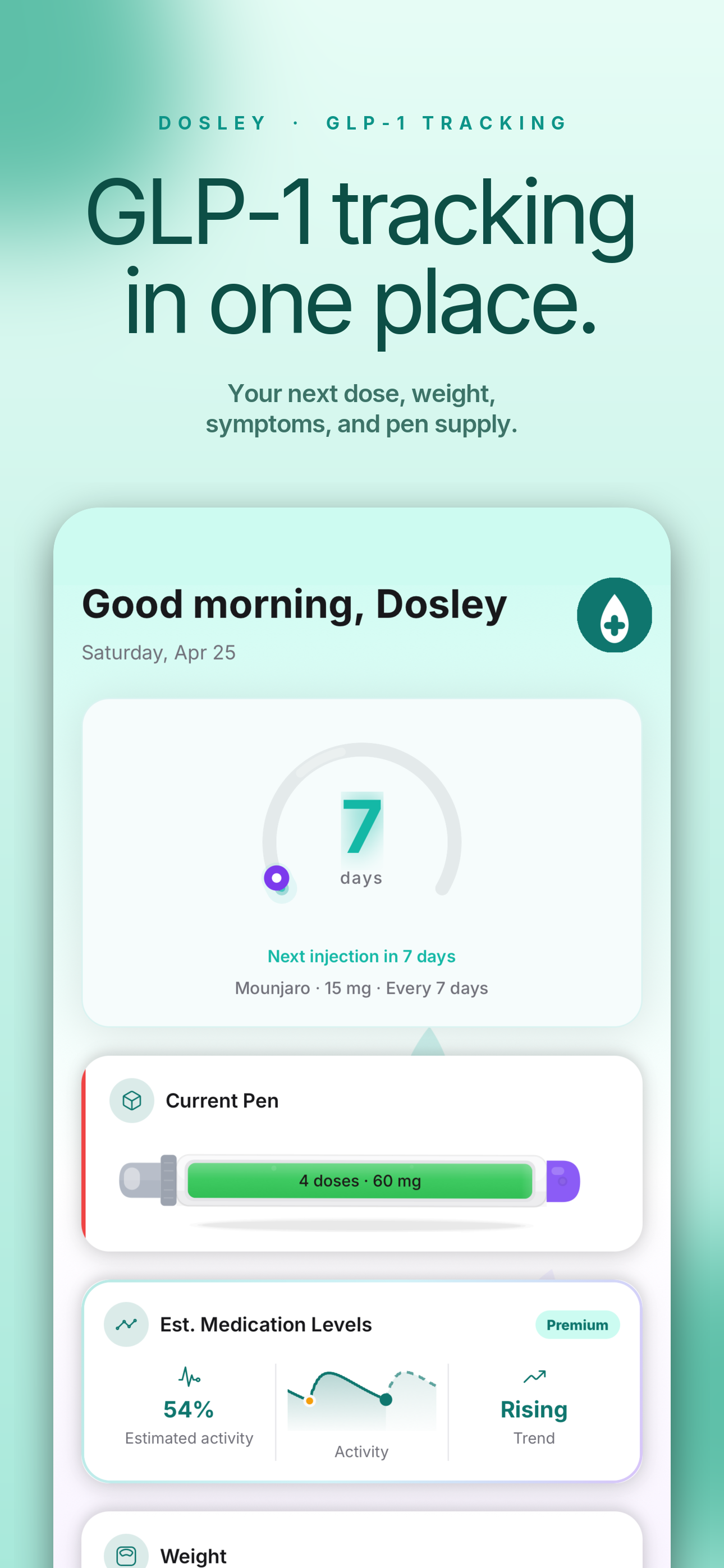 Dosley home dashboard